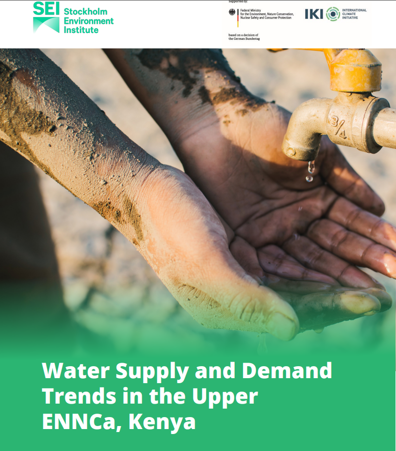 Water Supply and Demand  Trends in the Upper  ENNCa, Kenya