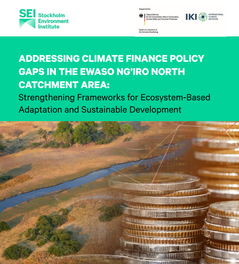 ADDRESSING CLIMATE FINANCE POLICY  GAPS IN THE EWASO NG’IRO NORTH  CATCHMENT AREA: Strengthening Frameworks for Ecosystem-Based  Adaptation and Sustainable Development