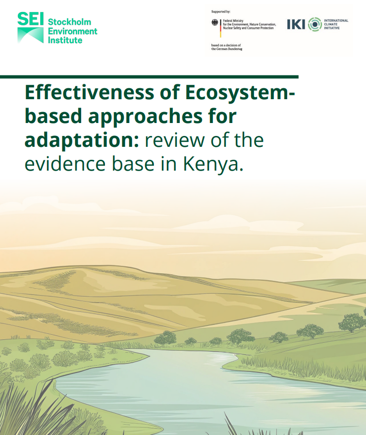 Effectiveness of Ecosystembased approaches for  adaptation: review of the  evidence base in Kenya.